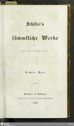 6: Schiller's sämmtliche Werke : mit Stahlstichen