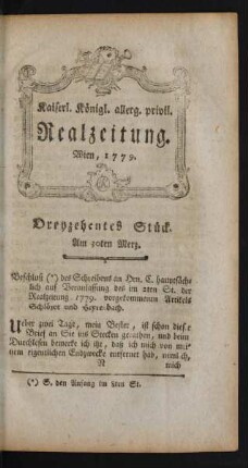 Dreyzehentes Stück