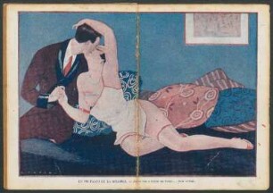 En un palco de la milonga [Ilustración]