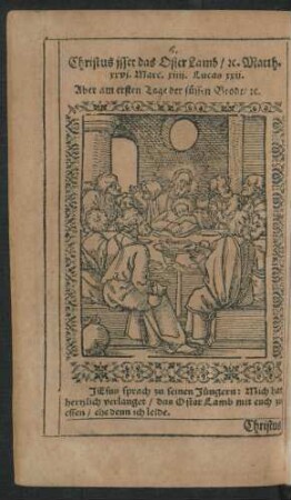 6. Christus isset das Oster Lamb/ ...