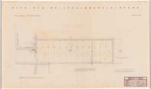 Dienstwohnung des Reichsaußenministers Joachim von Ribbentrop, Berlin-Mitte Umbau: Nördl. Gartenflügel Grundriss Zwischengeschoss 1:50