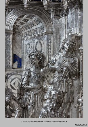 Silberaltar: Gastmahl des Herodes und der Tanz der Salome