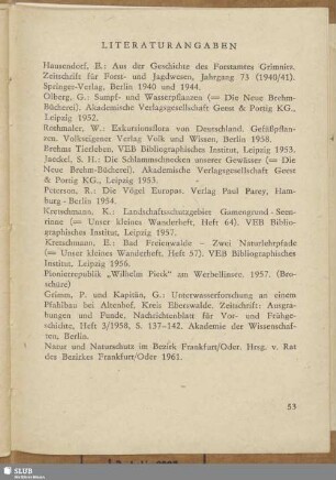 Literaturangaben