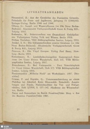 Literaturangaben