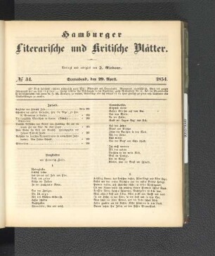 No. 34. 29. April 1854