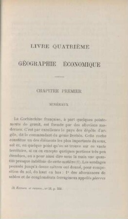 Chapitre premier. Minéraux