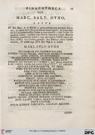 VIII: Marc. Salv. Otho