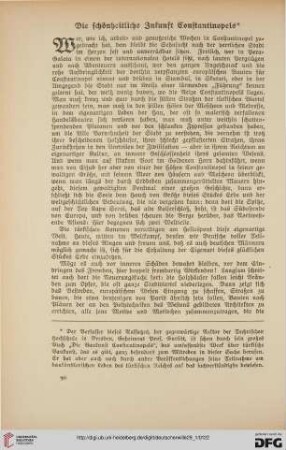 29: Die schönheitliche Zukunft Constantinopels