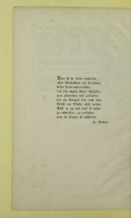 [Gedicht nach Fr. Rückert]