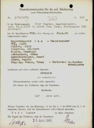Nehr, Gustav