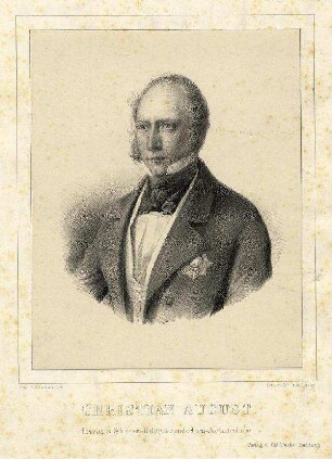 Bildnis von Christian August (1798-1869), Herzog von Schleswig-Holstein-Sonderburg-Augustenburg