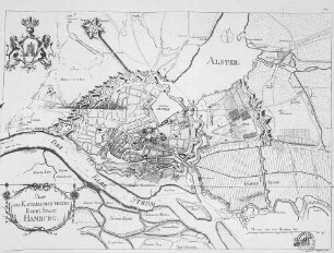 Plan der Kayserlichen freyen Reichs Stadt Hamburg.