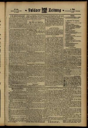 Zweite Ausgabe vom Dienstag, den 04. Juni 1912.
