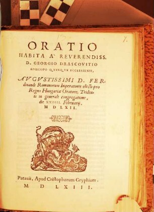 Oratio habita ... Tridenti in generali congregatione