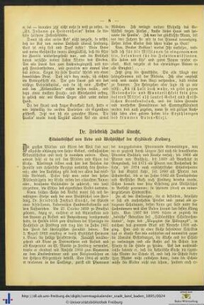 Dr. Friedrich Justus Knecht.