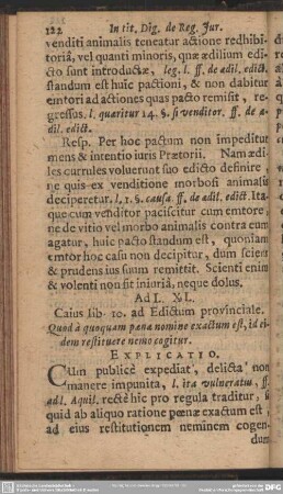 Ad L.XL. Caius lib. 10. ad Edictum provinciale