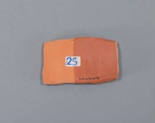 Rechteckige Brennprobe "25"