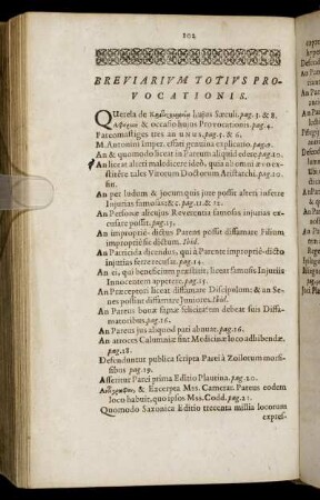 Breviarium Totius Provocationis.