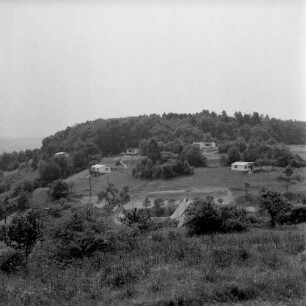 Nidda (Wetteraukreis). Blick auf die Feriendorfanlage