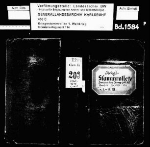 Genesenden-Kompanie für das Infanterie-Regiment 185