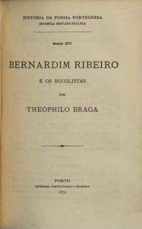 Historia da litteratura portugueza : [Tomos 14 in 7 Voll.], 6