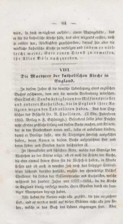 84-91 Die Märtyrer der katholischen Kirche in England