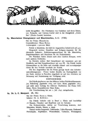63. Mannheimer Eisengiesserei und Maschinenbau, A.-G.