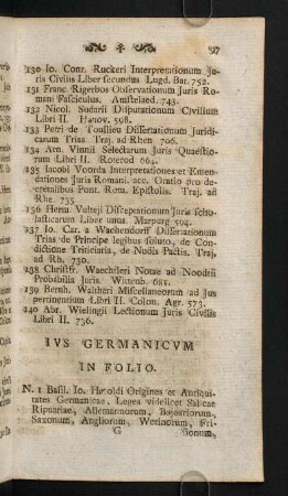 97-123, Ius Germanicum