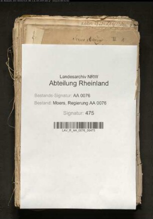 Kirchenreglement und Armenwesen der katholischen Gemeinde