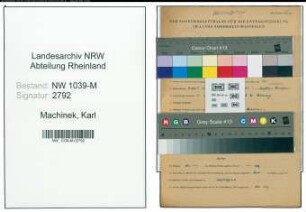 Entnazifizierung Karl Machinek , geb. 03.04.1895 (Lehrer)
