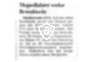 Mopedfahrer verlor Bewußtsein