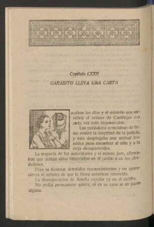 Capítulo LXXII - Garabito lleva una carta