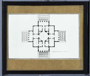 Vicenza, Villa Rotonda : Grundriss
