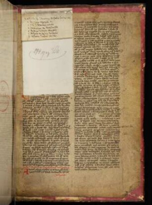 Fragment: Juristischer Text (15. Jh., s. a. vorderer Spiegel)
