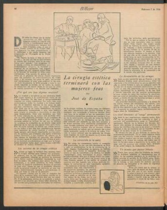 La cirugía estética terminará con las mujeres feas