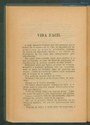 Vida fácil