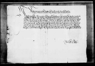 Kaiser Friedrich III. schickt dem Markgrafen Albrecht und Graf Ulrich V. Abschrift einer Werbung und Gedenkzettel, die er dem Heinrich von Pappenheim zugesandt hat.