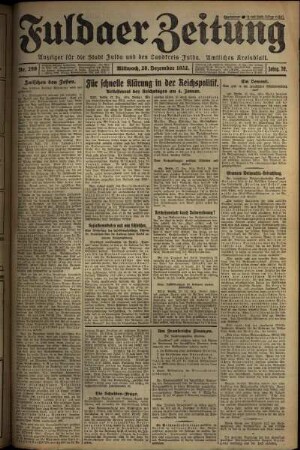Ausgabe vom Mittwoch, den 28. Dezember 1932.