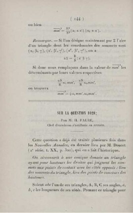 Sur la question 1028.