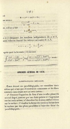 Concours général de 1876.
