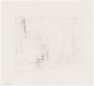 Garten Krohn, Potsdam-Bornim: Lageplan mit Gartenplan