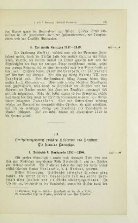 III. Entscheidungskampf zwischen Kaisertum und Papsttum. Die ferneren Kreuzzüge