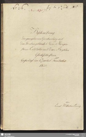 Beschreibung der gangbaren Grubenbaue auf den Grubengebäude Neu-Morgenstern Erbstolln mit dem Beylehn Glücksilberstern - 18.6614 4.