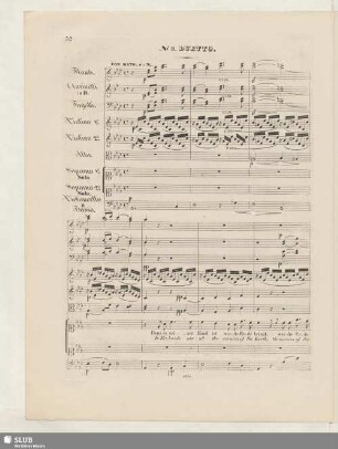 No.3. Duetto: Denn in seiner Hand