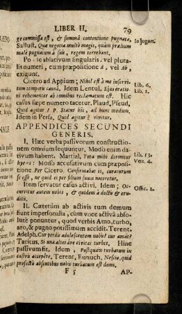 79-89, Appendices Secundi Generis. I. Haec verba ...