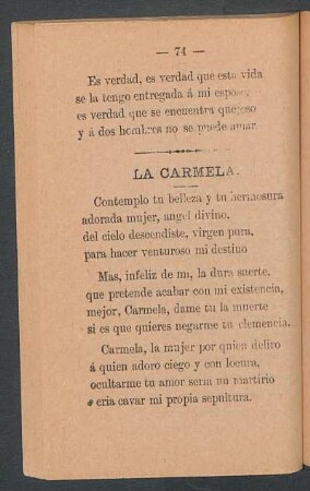 La Carmela.