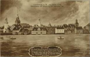 Postkarte, Landsberg an der Warthe (Neumark) (Gorzów Wielkopolski)