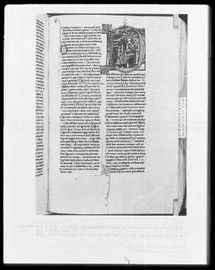 Heisterbacher Bibel — Initiale D mit thronendem David, Folio 238recto