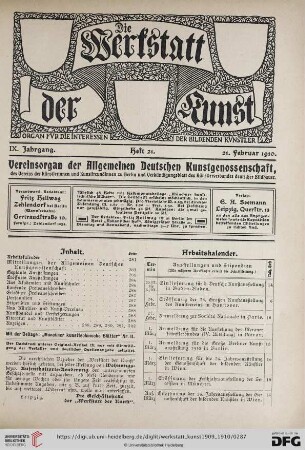 Heft 21 (21. Februar 1910)