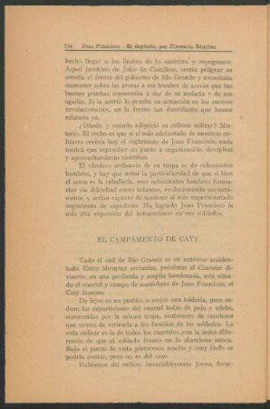 El campamento de Caty